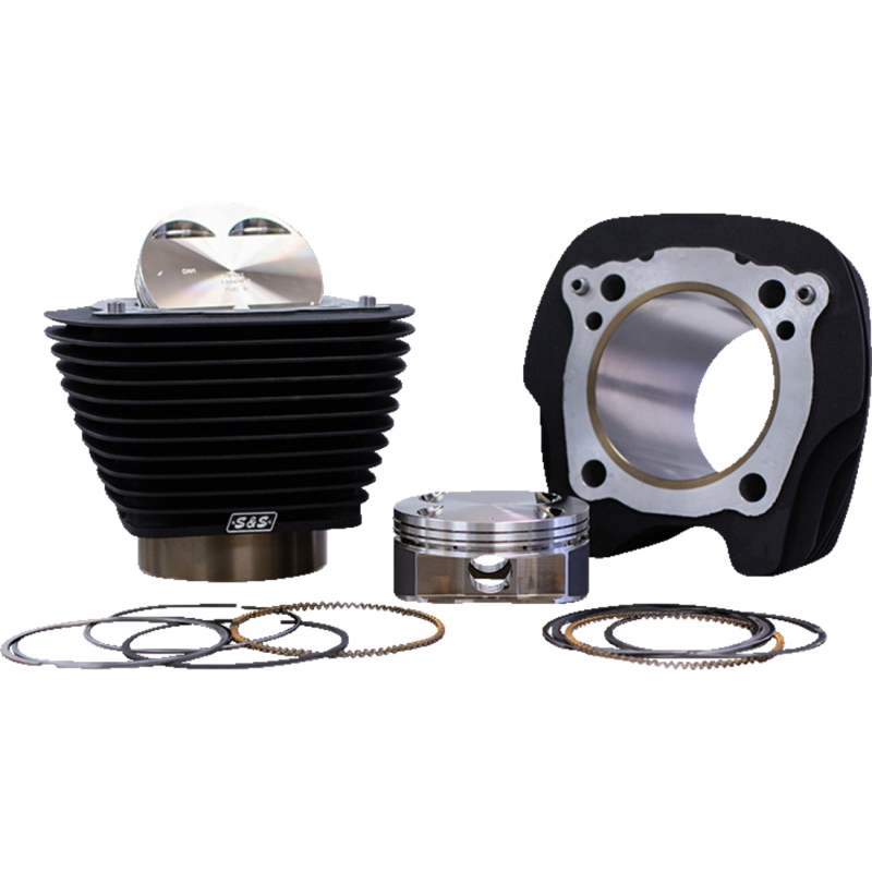 S&S CYCLE CYLINDER KT 136 BLACK M8 910-0849