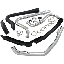 Load image into Gallery viewer, COBRA 17-18 FL TRUE DUAL  HEADPIPES BLK 6257RB