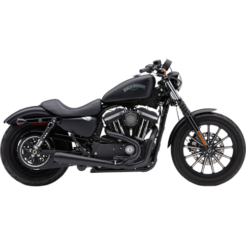 COBRA 14-18 XL EXHAUST 2:1 BLK/BLK TIP 6473B