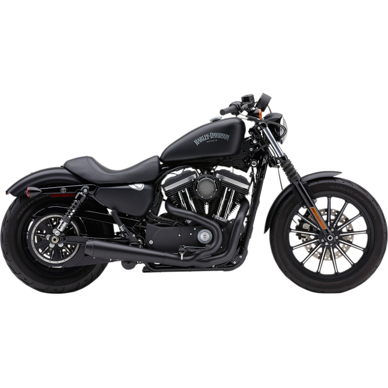 COBRA 14-18 XL EXHAUST 2:1 BLK/BLK TIP 6473B