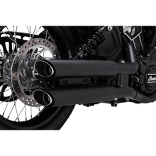 Load image into Gallery viewer, VANCE &amp; HINES MUFFLERS 3"BLK TW SLASH SCOUT 48323