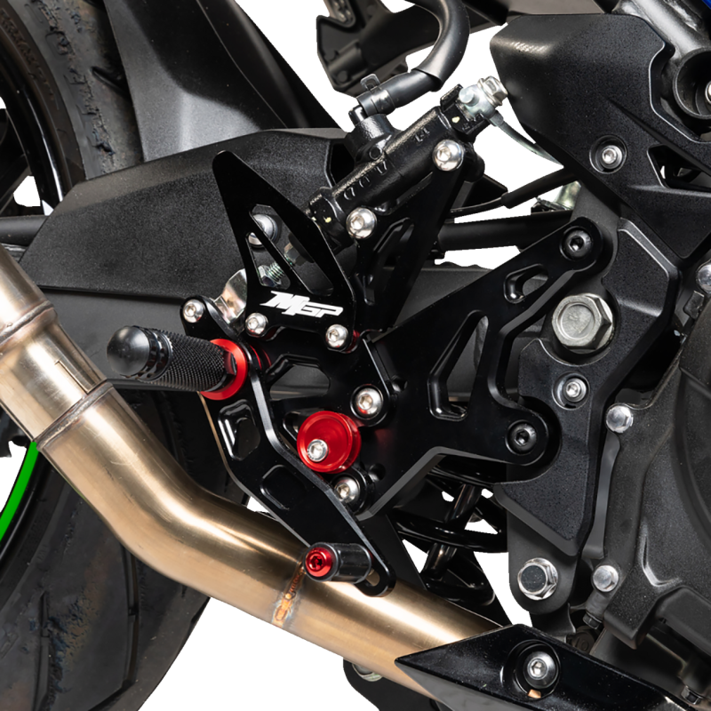 HOT BODIES MGP Rearset - Black - Kawasaki 51801-2500