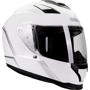 SENA STRYKER SMART HELMET FULL-FACE GLOSSY WHITE XXL SIZE DOT STRYKER-GWXXL1