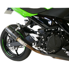 Load image into Gallery viewer, HOT BODIES SLIP-ON CARBON/SS MGP KAW NINJA 400 18&#39; 51801-2404