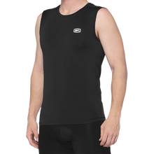 Load image into Gallery viewer, 100% BASECAMP SLEEVELESS BASE LAYER BLACK SM 40046-00000