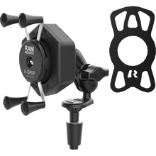 Load image into Gallery viewer, RAM MOUNT FORK STEM MOUNT SHORT ARM &amp; RAM X-GRIP  VIBE-SAFE RAM-B-176-A-UN7-462