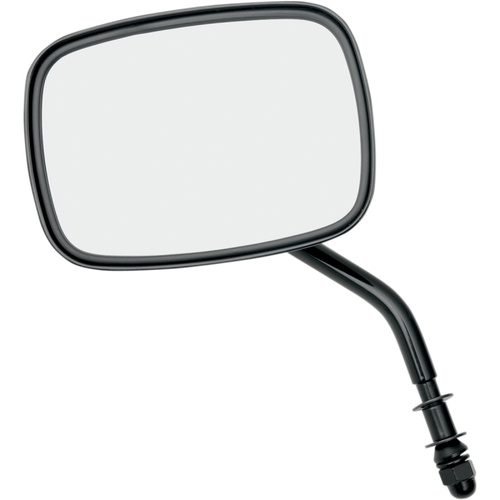 DRAG SPECIALTIES MIRROR PLN STD STEM BLK EA 0640-0655