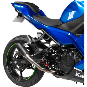 HOT BODIES SLIP-ON MATTE CARBON MGP STINGER KAW NINJA 400 18 51801-2405