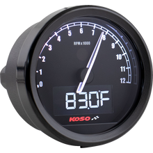 Load image into Gallery viewer, KOSO NORTH AMERICA TNT-05R TACHOMETER BLACK BA085101