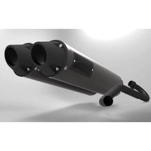 Load image into Gallery viewer, HMF Performance Dual Turbo Back Blackout wEuro Cap Exhaust Can Am Maverick X3 17