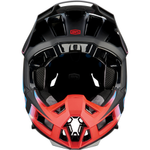 Load image into Gallery viewer, 100% AIRCRAFT 2 HELMET CARBON STEEL BLUE/NEON RED - S 80002-00013