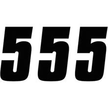 Load image into Gallery viewer, FACTORY EFFEX FACTORY 6" NUMBER BLACK #5 08-90045