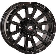 Load image into Gallery viewer, HIGHLIFTER HL21 ALLOY 14X7 4/156 4+3 (+10mm)  GLOSS BLACK W1 14HL21-1256