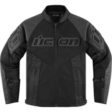 Load image into Gallery viewer, ICON JKT MESH F LTHR CE BK MD 2810-3898