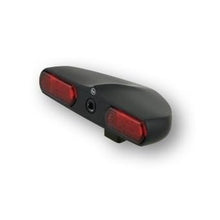 Load image into Gallery viewer, HIGHSIDER TAILLIGHT FLIGHT RED LENS BLACK EACH 255-112