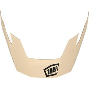 100% Altis MTB Helmet Replacement Visor/Peak Tan