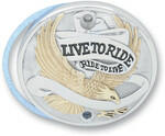 Load image into Gallery viewer, DRAG SPECIALTIES 71-03 XL GOLD EAGLE POINTS COVER (EA) 0940-0844