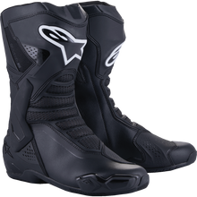 Load image into Gallery viewer, Alpinestars SMX-6 V3 Motorcycle Boots, High-Speed Protection &amp; Comfort - CE Certified, Replaceable Toe Sliders, Enhanced Ankle Protection, Breathable &amp; Lightweight Design, Black, 10.5