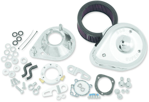 S&S CYCLE 91-16 XL TEARDROP A/CLEANER KIT 17-0448