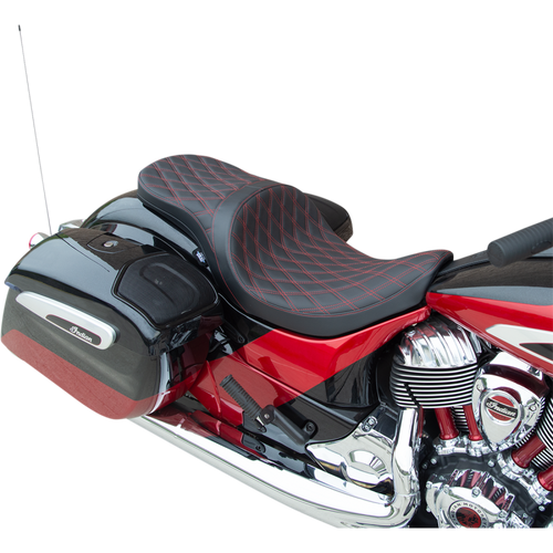 DRAG SPECIALTIES SEATS SEAT LW TR DDIAM RED SOLR 0810-2261