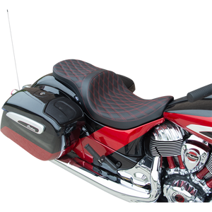 DRAG SPECIALTIES SEATS SEAT LW TR DDIAM RED SOLR 0810-2261