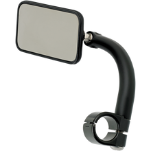 Load image into Gallery viewer, BILTWELL MIRROR REC CLAMP ON 1&quot; BK 6502-201-101