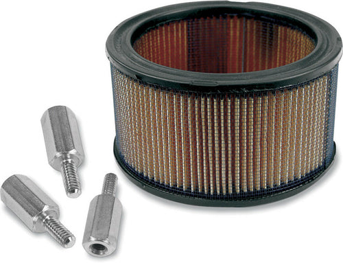 S&S CYCLE HIGH FLOW AIR FILTER& ADAPTER KIT 17-0045