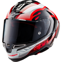 Load image into Gallery viewer, ALPINESTARS (ROAD) S-R10 TEAM HELMET CRB/R/W S 8200224-1352-S