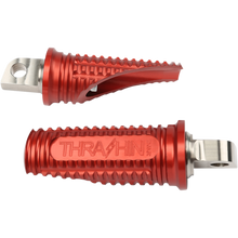 Load image into Gallery viewer, THRASHIN SUPPLY CO. FOOTPEGS BURN DYNA RED TSC-2017-2-D