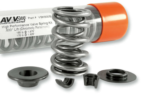 AV&V 84-04 .600 V/SPRINGS W/ STEEL COLLARS VSK600S