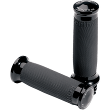 Load image into Gallery viewer, PERFORMANCE MACHINE 82-17 RUBBER GRIPS BLACK (PR) 0063-2007-B