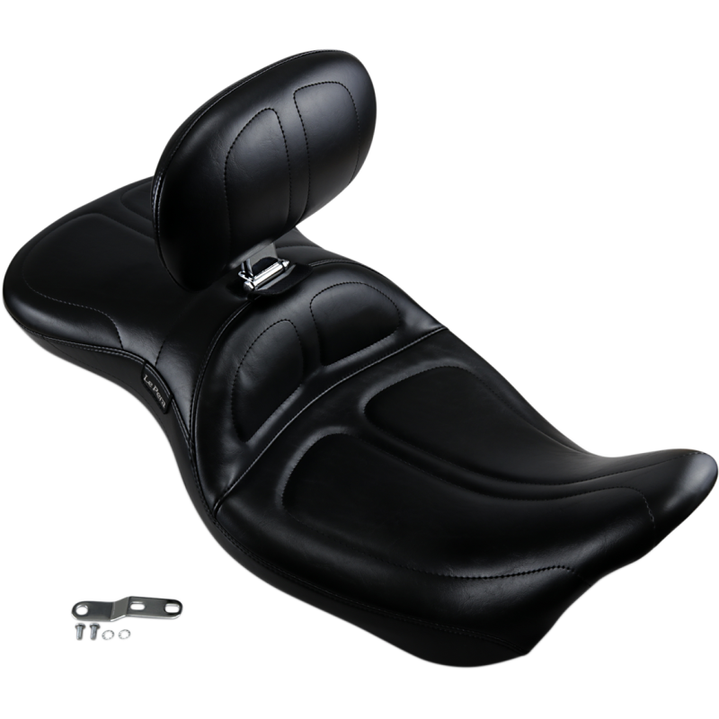 LE PERA SEAT MAVERICK W/ BACKREST STITCHED 08+ FLH LK-957BR