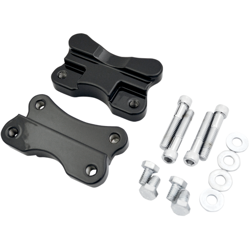 DRAG SPECIALTIES 86-17 FLST BLK FENDER ADAPTERS PR 1410-0067