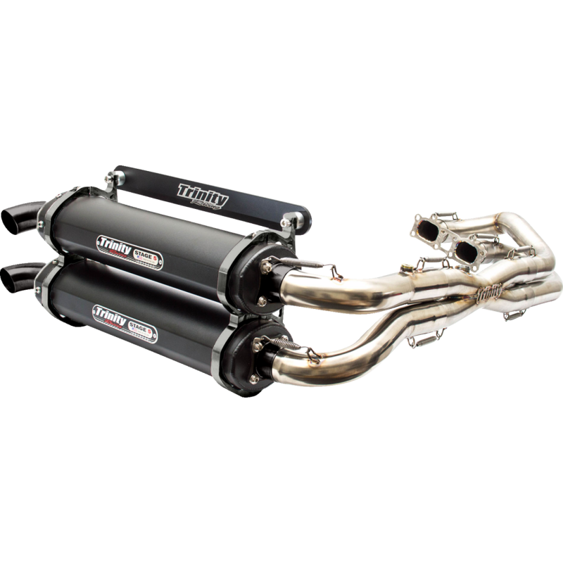 TRINITY RACING EXHAUST RZR 1000 BK CRKT TR-4119D-C2