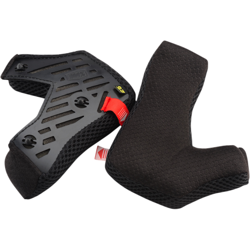 100% AIRCRAFT 2 CHEEK PAD 24MM 89014-00002
