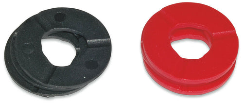 RACE TECH 16MM SHAFT SHOCK LOWERING SPACER BK/RD SPLS 16