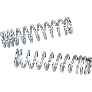 PROGRESSIVE SUSPENSION Shock Springs - 12/412-Series - Chrome - 120-170 lb/in 03-1365C