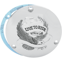 Load image into Gallery viewer, DRAG SPECIALTIES 70-98 B/T CHR LIVE TO RIDE DERBY CVR 1107-0155