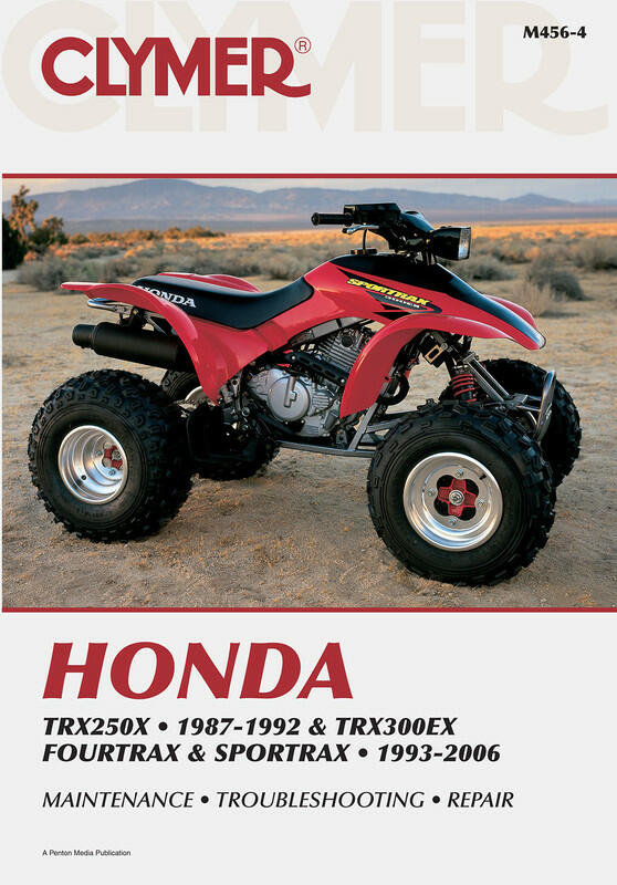 CLYMER 87-92 HONDATRX250 & 93-06 TRX300 MANUAL CM4564