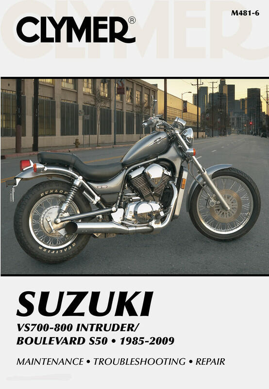 CLYMER 85-09 SUZUKI VS700-800 INTRUDER MANUAL CM4816