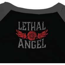 Load image into Gallery viewer, LETHAL THREAT TEE FAST FEARLSS BK/GY LG LA70203L
