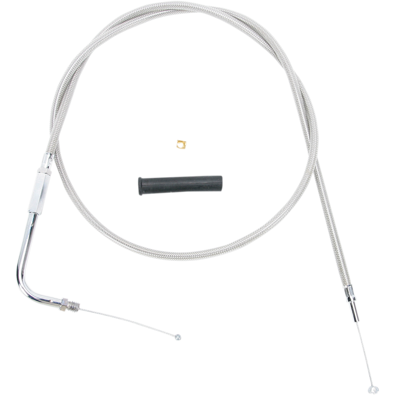 DRAG SPECIALTIES PRE96 S/STEEL THROTTLE CABLE 5331108B