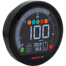 Load image into Gallery viewer, KOSO NORTH AMERICA DL-04 UNIVERSAL METER BLACK BA077300