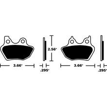 Load image into Gallery viewer, DP BRAKES DP918 STANDARD COMPOUND BRAKE PAD SET DP918