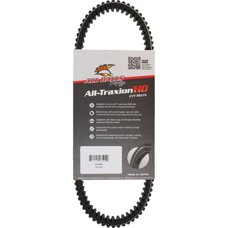 ALL BALLS BELT, ALL TRAXION HD 25-9009
