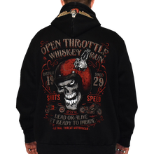 Load image into Gallery viewer, LETHAL THREAT HOODY ZIP OPNTHRTL BK 3X HD84074XXXL