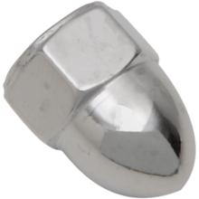 Load image into Gallery viewer, DRAG SPECIALTIES 1/4-28 CHRME ACORN NUTS(10) CY-CHROME MPB104