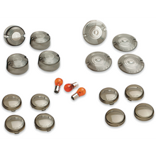 Load image into Gallery viewer, DRAG SPECIALTIES 02-11 V-ROD SMOKED T/S LENS KIT 0906-6315