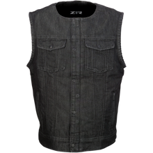 Load image into Gallery viewer, Z1R VEST GANJA DENIM BLK XL 2830-0507
