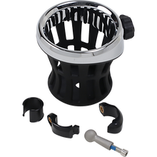 Load image into Gallery viewer, CIRO LLC Drink Holder BLK W/ 7/18" &amp; 1" MOUNT 50413